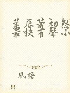 叶辰萧初然更新最快有声小说