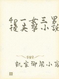 4p一女三男前后夹击小说