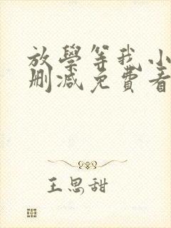 放学等我小说无删减免费看