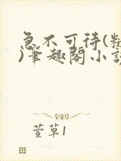 急不可待(糙汉)笔趣阁小说内容