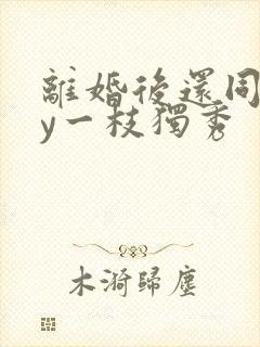 离婚后还同居by一枝独秀