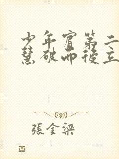 少年宾第二部珏慧破而后立