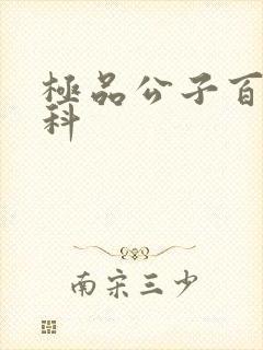 极品公子百度百科