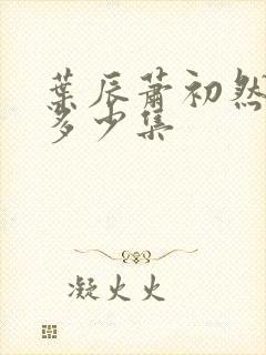 叶辰萧初然总共多少集