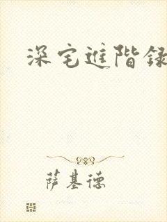 深宅进阶录封面