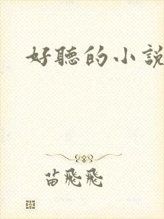 好听的小说名字