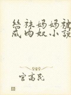 丝袜妈妈被调教成肉奴小说免费阅读