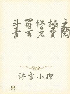 斗罗终极之混沌青玄免费阅读小说封面