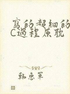 写的超细的多肉C过程原耽