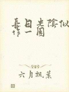 长日光阴似箭乱作一团封面