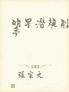 明星潜规则之皇梦