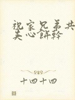 祝家兄弟共享后夹心饼干