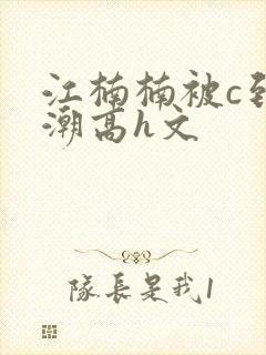 江楠楠被c到高潮高h文