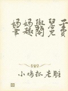 妈妈与儿子小说笔趣阁免费阅读