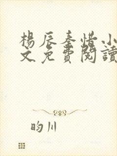 杨辰秦惜小说全文免费阅读最新