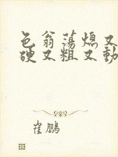 色翁荡熄又大又硬又粗又动态图