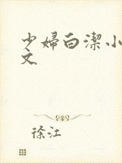 少妇白洁小说全文