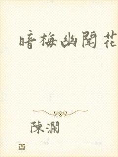 暗梅幽闻花封面