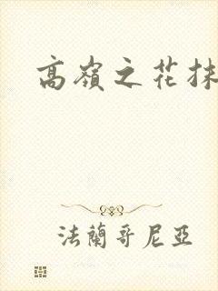 高岭之花抹布封面