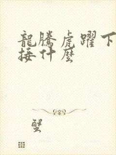 龙腾虎跃下一句接什么