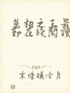 万相之王最新章节在线阅读免费