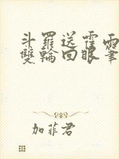 斗罗送霍雨浩一双轮回眼笔趣阁