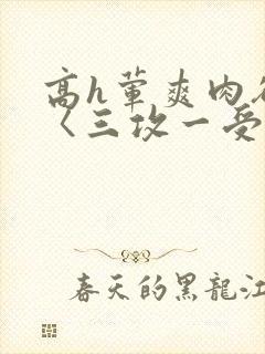 高h荤爽肉欲文〈三攻一受