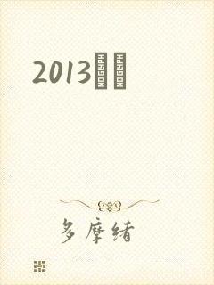 2013С˵封面