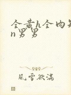 全黄h全肉短篇n男男