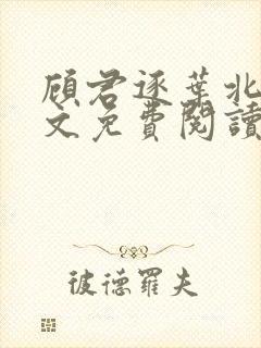 顾君逐叶北北全文免费阅读