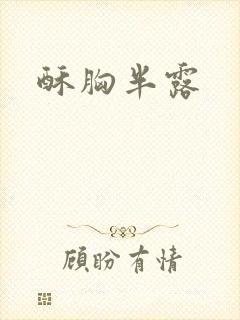 酥胸半露封面