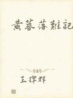 黄蓉落难记封面