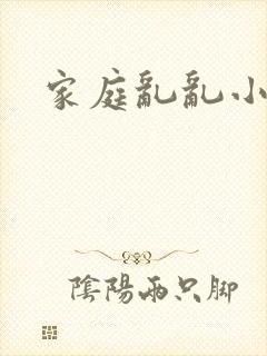 家庭乱乱小说