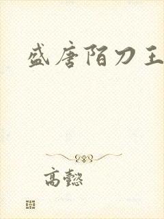 盛唐陌刀王封面