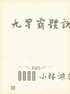 九星霸体诀小说