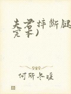 夫君摔断腿后(完本)