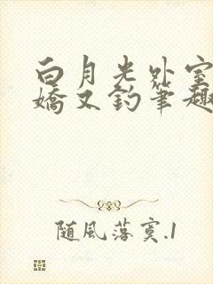 白月光外室她又娇又钓笔趣阁