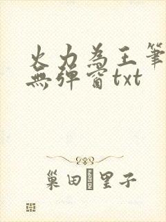 火力为王笔趣阁无弹窗txt