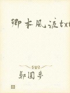 卿本风流txt
