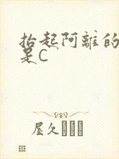 抬起阿离的腿就是C