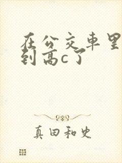 在公交车里c弄到高c了