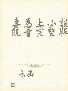 妻为上小说免费观看完整版笔趣阁