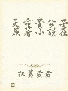 天命贵公子小说原著小说在线阅读