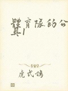 体育队的公用玩具1