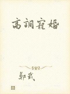 高调宠婚