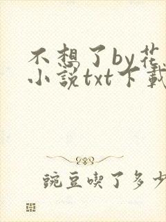 不想了by花卷小说txt下载
