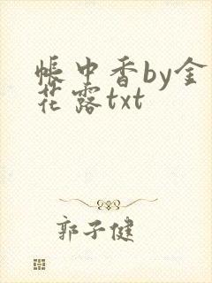 帐中香by金银花露txt封面