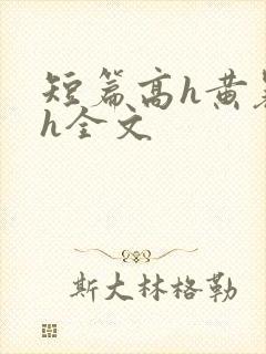 短篇高h黄暴辣h全文封面