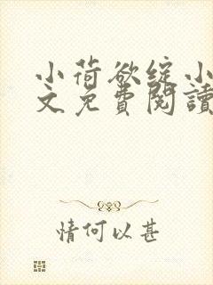 小荷欲绽小说全文免费阅读笔趣阁封面