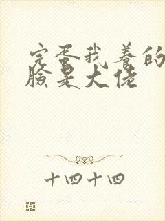 完蛋我养的小白脸是大佬